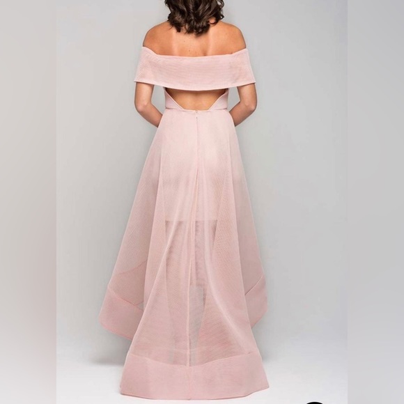 COPY - Bronx and Banco, High-low Tulip dress in Blush - Picture 3 of 6